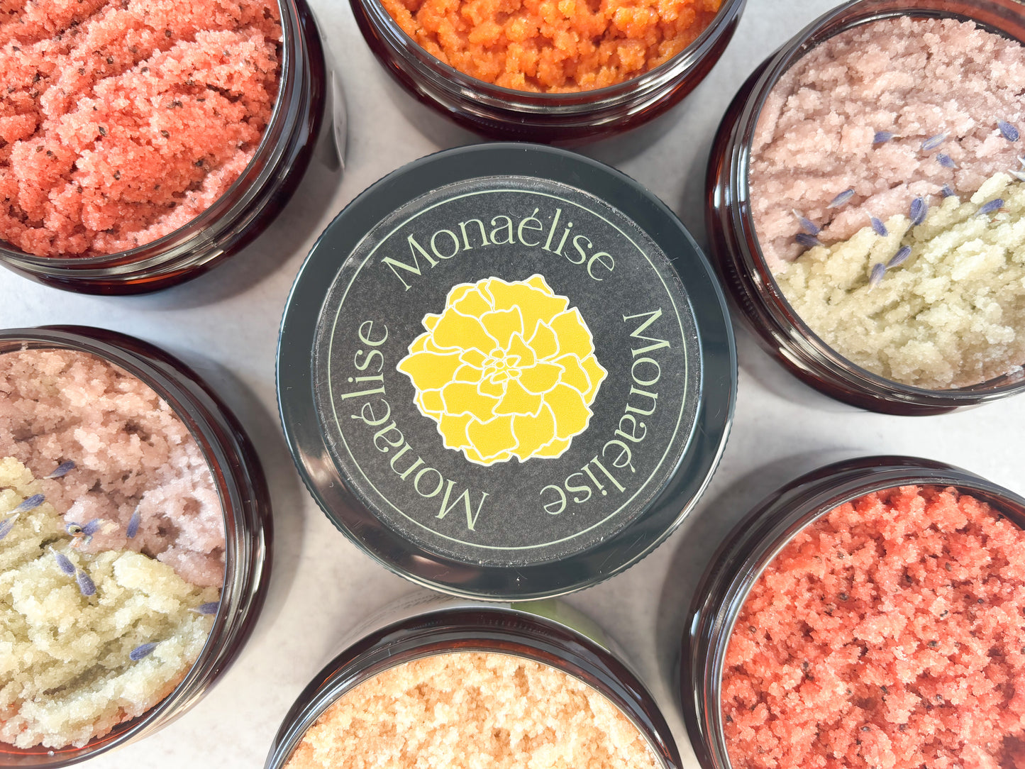 Turmeric, Ginger, and Lemon Sugar Scrub