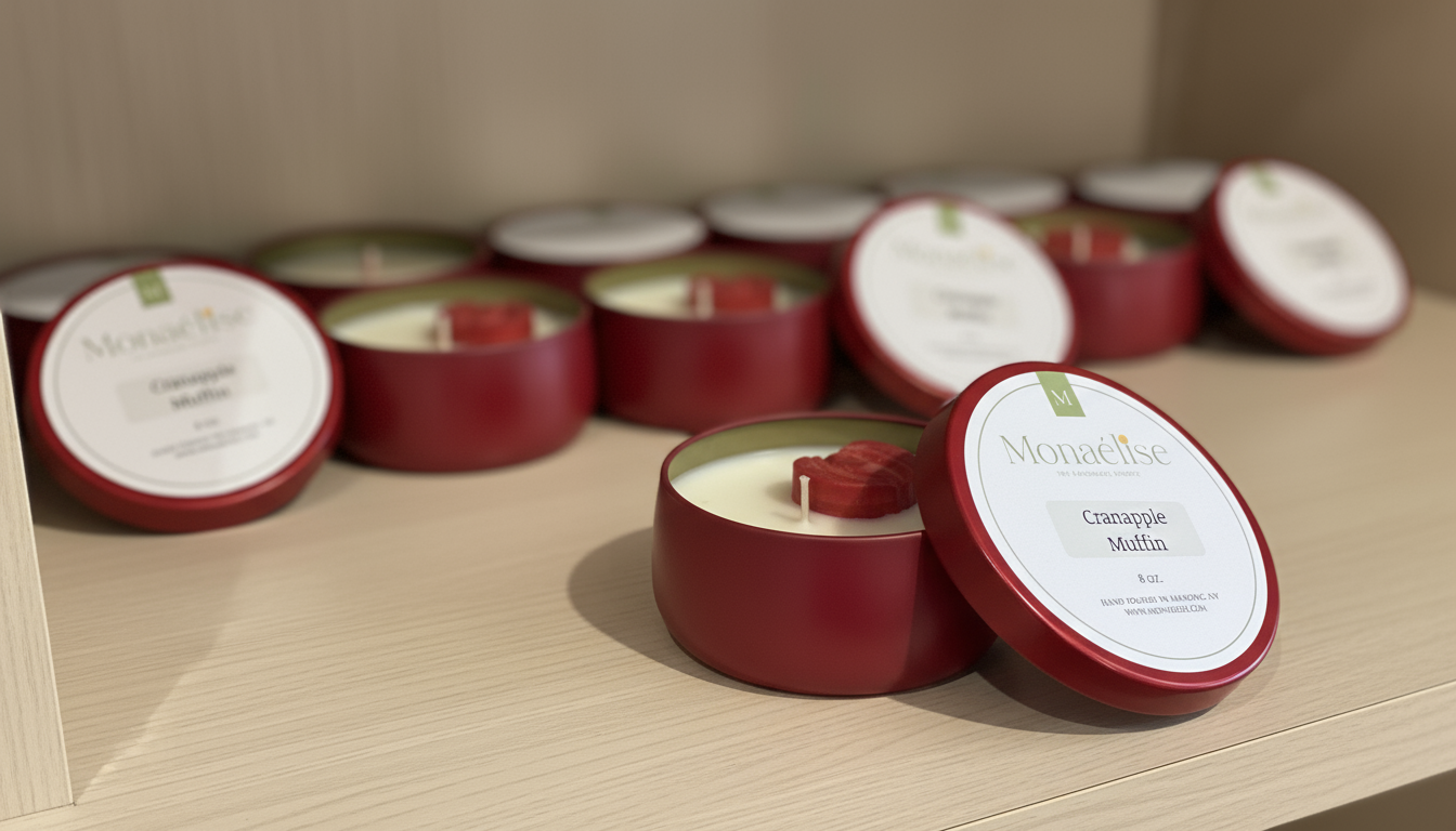 Holiday scented candles