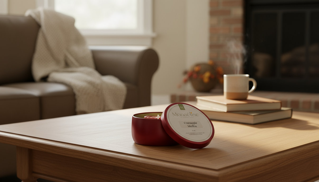 Holiday scented candles