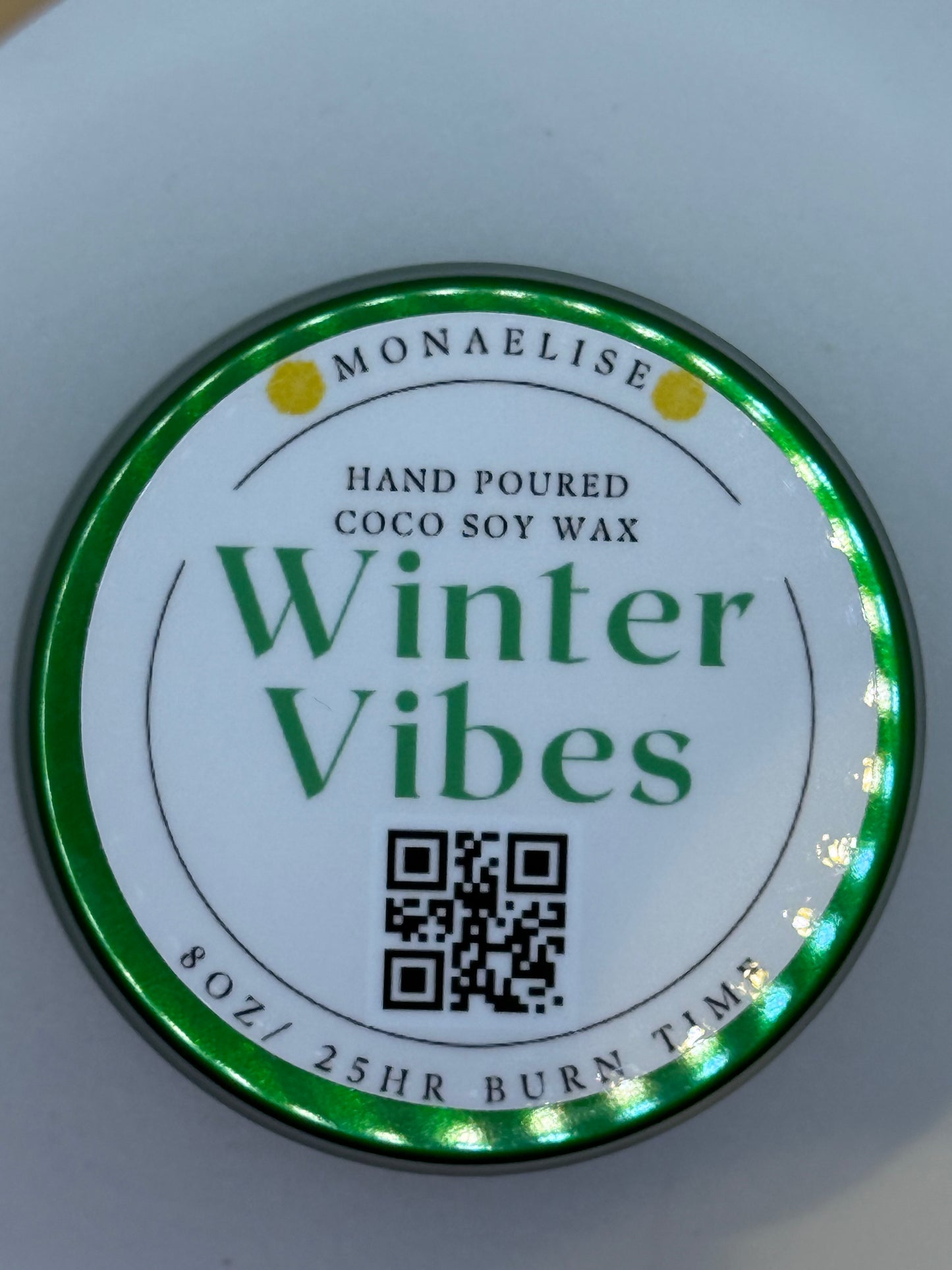 Holiday scented candles