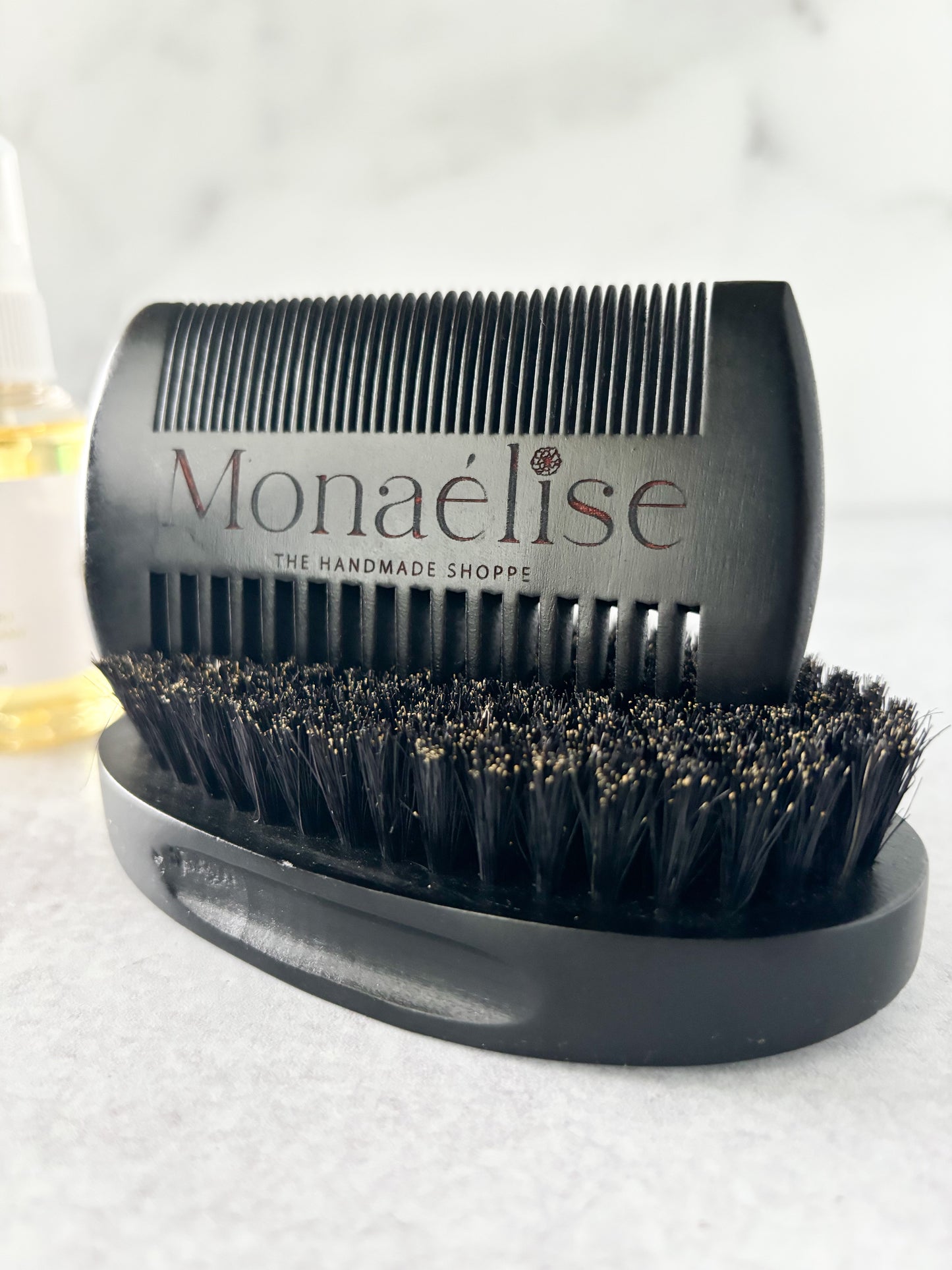 Beard Brush and Comb Set