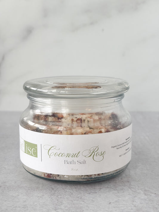 Coconut Rose Bath Salts