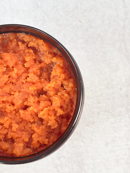 Turmeric, Ginger, and Lemon Sugar Scrub