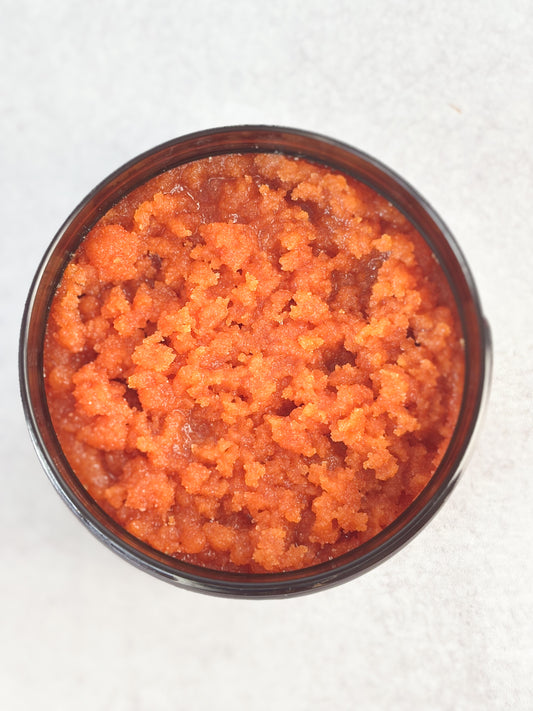 Turmeric, Ginger, and Lemon Sugar Scrub