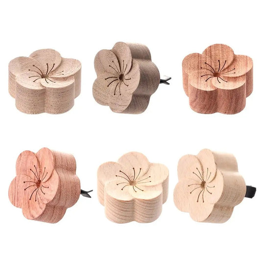 New Flower Shaped Wooden Air Freshener